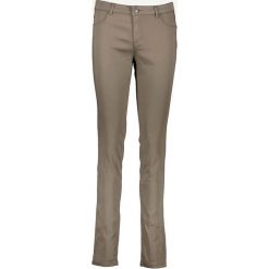 Dżinsy "Power" - Skinny Fit - w kolorze khaki. Brązowe jeansy damskie NAF NAF, z aplikacjami, klasyczne, z standardowym stanem. W wyprzedaży za 59.95 zł.