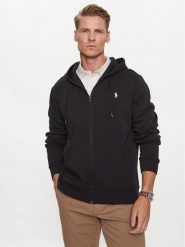 Polo Ralph Lauren Bluza 710888282001 Czarny Regular Fit. Czarne bluzy męskie Polo Ralph Lauren, m, bez wzorów, z bawełny, bez ramiączek, bez kaptura. Za 849.99 zł.