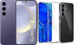 Smartfon Samsung Galaxy S24 5G 8/256GB Fioletowy (SM-S921BZV) + Etui Clear Case. Fioletowe smartfony SAMSUNG. Za 2,654.00 zł.