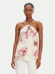 Marciano Guess Top 5GGH10 7298A Kolorowy Regular Fit. Topy damskie Marciano Guess, z aplikacjami, z wiskozy, bez kołnierzyka, bez ramiączek. Za 759.99 zł.