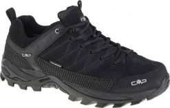 Buty trekkingowe męskie CMP Rigel Low Trekking Shoe Wp Nero/Nero r. 44 (3Q13247-72YF). Buty zimowe męskie CMP, bez wzorów, bez obcasa, bez zapięcia. Za 381.93 zł.