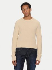Blend Sweter 20714336 Beżowy Regular Fit. Brązowe swetry męskie Blend, m, bez wzorów, z bawełny, bez kołnierzyka, bez ramiączek. Za 119.99 zł.