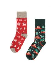 Lasocki Skarpety długie 2MB-004-AW23 (2-pack) Kolorowy. Skarpety męskie Lasocki, bez wzorów, z materiału. Za 29.99 zł.