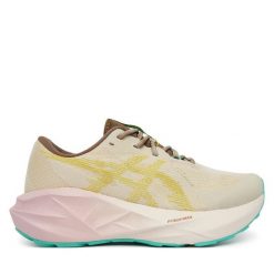 Buty do biegania Asics. Szare obuwie sportowe damskie Asics, bez wzorów, bez zapięcia, do biegania. Za 679.99 zł.