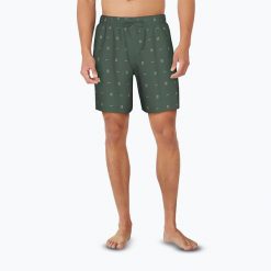 Szorty kąpielowe męskie Nike Luxe Letter 7" Volley. Niebieskie kąpielówki męskie Nike, m, bez wzorów. Za 219.99 zł.