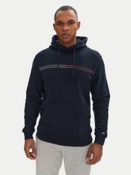 Tommy Jeans Bluza Entry Graphic DM0DM20847 Granatowy Regular Fit. Niebieskie bluzy męskie Tommy Jeans, m, bez wzorów, z bawełny, bez ramiączek, bez kaptura. Za 209.99 zł.