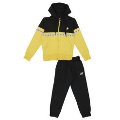 Bluza wygodna z kaptur na co dzień na siłownię. Żółte bluzy damskie LEONE 1947 APPAREL, xs, bez wzorów, z dresówki, sportowe, bez ramiączek, bez kaptura. W wyprzedaży za 136.83 zł.