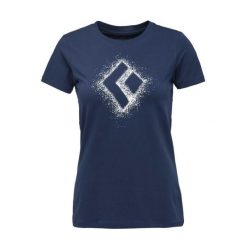 Koszulka damska bawełniana Black Diamond Chalked Up 2.0 Tee z krótkim rękawem. Niebieskie koszulki sportowe damskie Black Diamond, m, bez wzorów, z bawełny, bez ramiączek. W wyprzedaży za 151.35 zł.