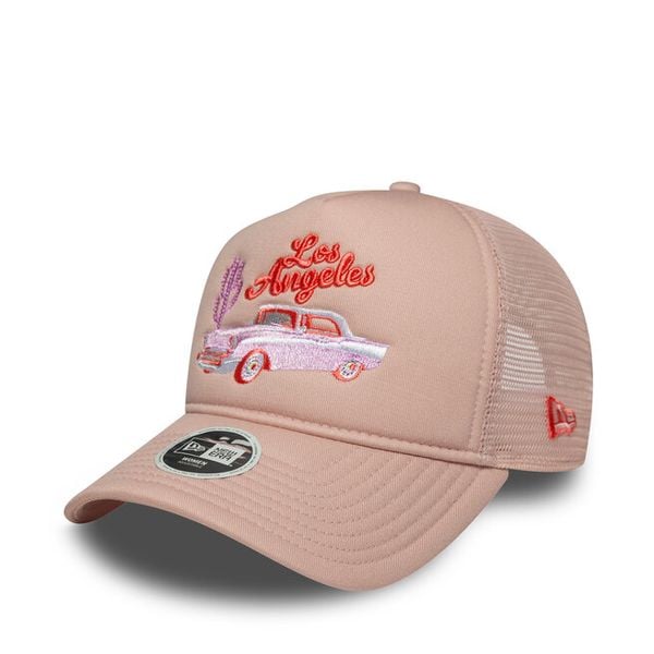 Czapka z daszkiem New Era. Czerwone czapki damskie New Era, bez wzorów. Za 119.99 zł.