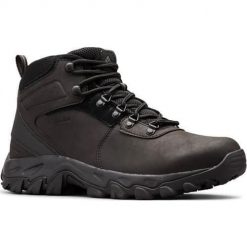 Buty trekkingowe męskie Columbia Newton Ridge Plus Ii Waterproof. Brązowe buty zimowe męskie Columbia, z materiału, za kostkę, bez zapięcia. Za 589.00 zł.