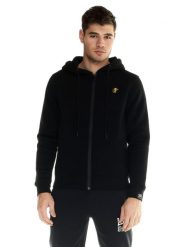 Bluza z kaptur na outdoor na co dzień. Zielone trekkingi męskie LEONE 1947 APPAREL, bez zapięcia. Za 126.26 zł.