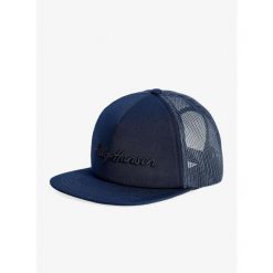 Czapka z daszkiem Helly Hansen Flatbrim Trucker Cap - navy/navy. Niebieskie czapki damskie Helly Hansen, bez wzorów, sportowe. Za 119.99 zł.