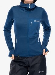 Bluza damska rozpinana Berghaus Ridge-Hiker Hoody. Zielone bluzy damskie Berghaus, s, bez wzorów, z materiału, bez ramiączek, z kapturem. Za 548.89 zł.