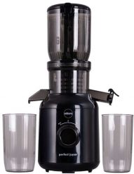 Wyciskarka wolnoobrotowa Eldom 250 W czarna dwa filtry nowej generacji heavy press (PJ350). Czarne wyciskarki Eldom. Za 248.71 zł.