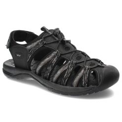 Czarne Sandały Lee Cooper Wygodne Obuwie Męskie. Czarne sandały męskie Lee Cooper, na lato, bez wzorów, sportowe, bez zapięcia. Za 189.00 zł.