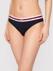 Tommy Hilfiger Figi klasyczne UW0UW02455 Granatowy. Niebieskie majtki damskie Tommy Hilfiger, z bawełny. Za 89.99 zł.