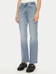 Calvin Klein Jeans Jeansy Authentic J20J225001 Niebieski Bootcut Fit. Niebieskie jeansy damskie Calvin Klein Jeans, bez wzorów, z bawełny. Za 329.99 zł.