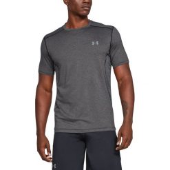 Under Armour HeatGear® Raid Koszulka Szary. Szare t-shirty męskie Under Armour, s, bez wzorów, z elastanu, bez kołnierzyka, bez ramiączek. Za 154.95 zł.