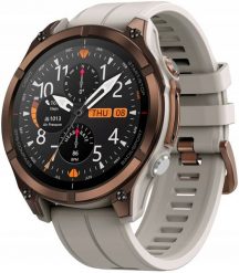 Smartwatch Zeblaze Stratos 4 Pro (brązowy) (Stratos 4 Pro Bronze). Brązowe zegarki smartwatch Zeblaze, bez wzorów. Za 365.67 zł.