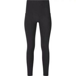 Damskie legginsy Athlecia Fineley. Czarne legginsy damskie Athlecia, bez wzorów, z materiału. Za 223.50 zł.