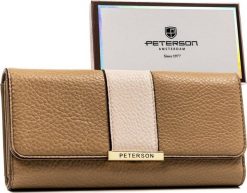 Peterson Duży, poziomy portfel damski ze skóry ekologicznej - Peterson NoSize. Portfele damskie Peterson, ze skóry ekologicznej. Za 103.54 zł.