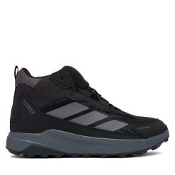 Trekkingi adidas. Czarne obuwie trekkingowe damskie Adidas, bez zapięcia. Za 299.99 zł.