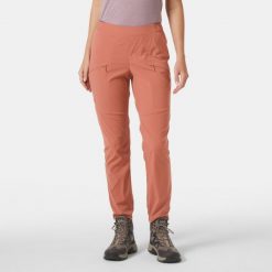 Damskie spodnie wodoodporne Helly Hansen Vinda Light Tur. Brązowe spodnie sportowe damskie Helly Hansen, na lato, bez wzorów, sportowe, trekkingowe. Za 356.99 zł.