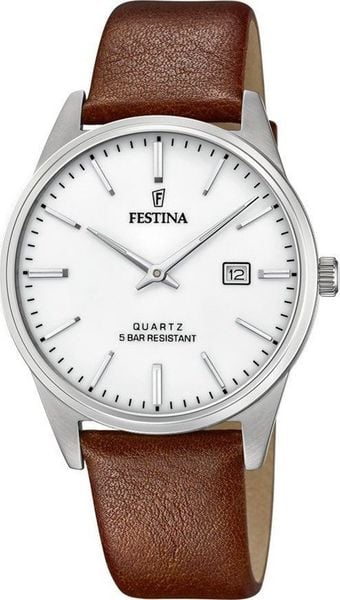 Zegarek Festina Zegarek męski Festina F20512-2 brązowy. Brązowe zegarki męskie Festina, bez wzorów. Za 357.00 zł.