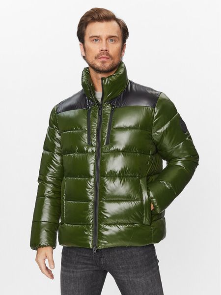 Save The Duck Kurtka zimowa Mitch D30817M LUCK17 Zielony Regular Fit. Zielone kurtki męskie Save the duck, na zimę, m, bez wzorów, z syntetyku, bez kaptura. Za 869.00 zł.