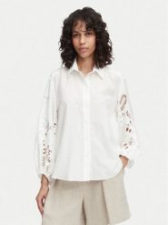 ACCESS FASHION Koszula 63-7039-678 Biały Relaxed Fit. Białe koszule damskie ACCESS FASHION, m, bez wzorów, z bawełny, bez kołnierzyka, bez ramiączek. Za 789.99 zł.