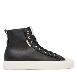 Trampki Calvin Klein. Czarne trampki i tenisówki damskie Calvin Klein, bez wzorów, bez zapięcia. Za 409.99 zł.