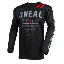 Jersey rowerowy mtb O'neal Element DIRT black/gray. Czarne bluzy męskie O'NEAL, m, bez wzorów, z jersey, sportowe, bez ramiączek, bez kaptura. W wyprzedaży za 143.05 zł.