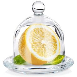 Pojemnik na cytrynę szklany 9,5x9,5 cm. Wyciskarki Vilde. Za 15.90 zł.