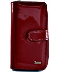 Peterson PETERSON skórzany portfel damski BC603 ochrona RFID czerwony lakier BC603. Brązowe portfele damskie Peterson, z lakierowanej skóry. Za 149.00 zł.