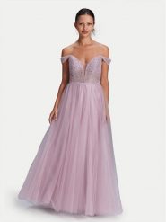 Swing Sukienka wieczorowa 5AH007HK Różowy Slim Fit. Czerwone sukienki damskie Hey Kyla, bez wzorów, z syntetyku, wizytowe, bez kołnierzyka, bez ramiączek. Za 609.99 zł.