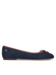 LAUREN RALPH LAUREN Baleriny Jayna 802P04386001 Granatowy. Niebieskie balerinki damskie Lauren Ralph Lauren, bez wzorów, z materiału, bez obcasa, bez zapięcia. Za 579.99 zł.