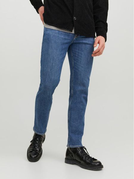 Jack & Jones Jeansy Clark 12237271 Niebieski Regular Fit. Niebieskie jeansy męskie Jack & Jones, z bawełny. Za 239.99 zł.