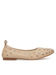 Badura Baleriny HEATHER-LT249060-56 Beżowy. Brązowe balerinki damskie Badura, bez wzorów, ze skóry, bez obcasa, bez zapięcia. Za 299.99 zł.