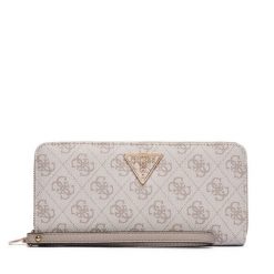 Portfel Guess. Brązowe portfele damskie Guess. Za 229.99 zł.