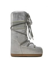 Moon Boot Śniegowce Icon Glitter 80D1402850 Srebrny. Szare buty zimowe męskie Moon Boot, bez wzorów, ze skóry, bez obcasa, bez zapięcia. Za 779.99 zł.