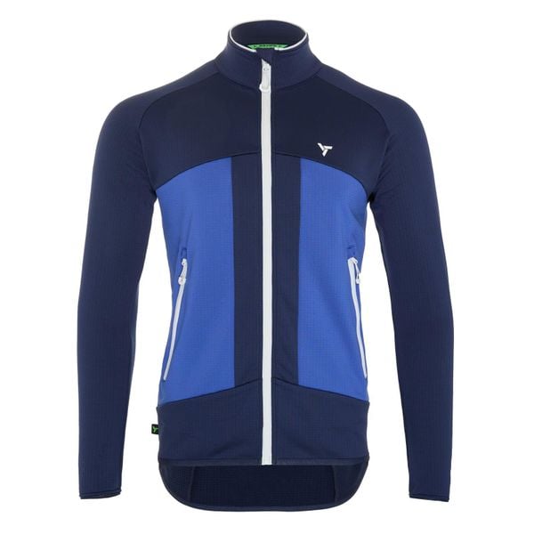 Kurtka narciarska Silvini Valdaoro. Niebieskie kurtki sportowe męskie Silvini, m, bez wzorów, z polaru, bez kaptura, narciarskie. Za 316.00 zł.