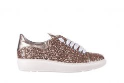 Trampki Bayla-185 185 103 Glitter Złoty, Skóra naturalna - 40. Żółte trampki i tenisówki damskie Bayla, z aplikacjami, z jeansu, bez zapięcia. W wyprzedaży za 89.10 zł.