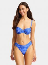 Seafolly Góra od bikini Set Sail 31470 Niebieski. Niebieskie bikini Seafolly, bez wzorów, z syntetyku. Za 289.99 zł.