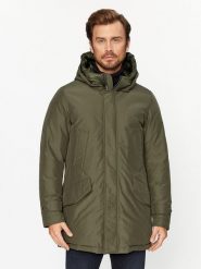 Woolrich Kurtka puchowa Polar CFWOOU0487MRUT0001 Zielony Regular Fit. Zielone kurtki męskie Woolrich, l, bez wzorów, z polaru, bez kaptura. Za 4,279.00 zł.