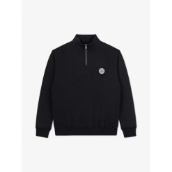 MANTO bluza CIRCLE czarna. Czarne bluzy damskie Manto, bez wzorów, bez ramiączek, bez kaptura. Za 279.00 zł.