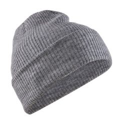 Czapka Craft core rib knit. Szare czapki damskie Craft, bez wzorów, z dzianiny, retro. Za 109.50 zł.
