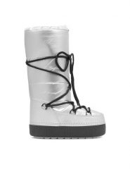 Jenny Fairy Śniegowce LIL GH6706-C Srebrny. Szare śniegowce damskie Jenny Fairy, z materiału, bez zapięcia. Za 179.99 zł.