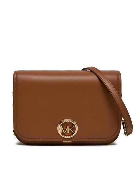 MICHAEL Michael Kors Torebka 30S4GD8M2L Brązowy. Brązowe listonoszki damskie MICHAEL Michael Kors, bez wzorów, ze skóry, bez dodatków. Za 749.99 zł.