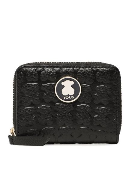 TOUS Portfel Monedero M. Sherton 2001145151 Czarny. Czarne portfele damskie tous, ze skóry. Za 269.99 zł.