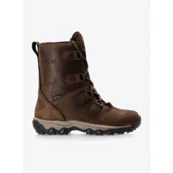 Buty zimowe męskie Meindl Paluk GTX. Brązowe buty zimowe męskie MEINDL, na zimę, bez wzorów, bez obcasa, bez zapięcia. Za 1,133.99 zł.